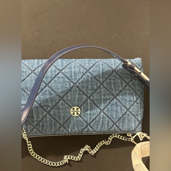 Tory Burch Denim Shoulder Bag - Picture 4 of 6